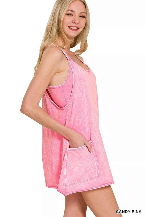 Zenana Acid Washed Mini Dress With Built-in Romper Liner 5ce8805baead4f0798748fcca6a9d979-Max-Origin