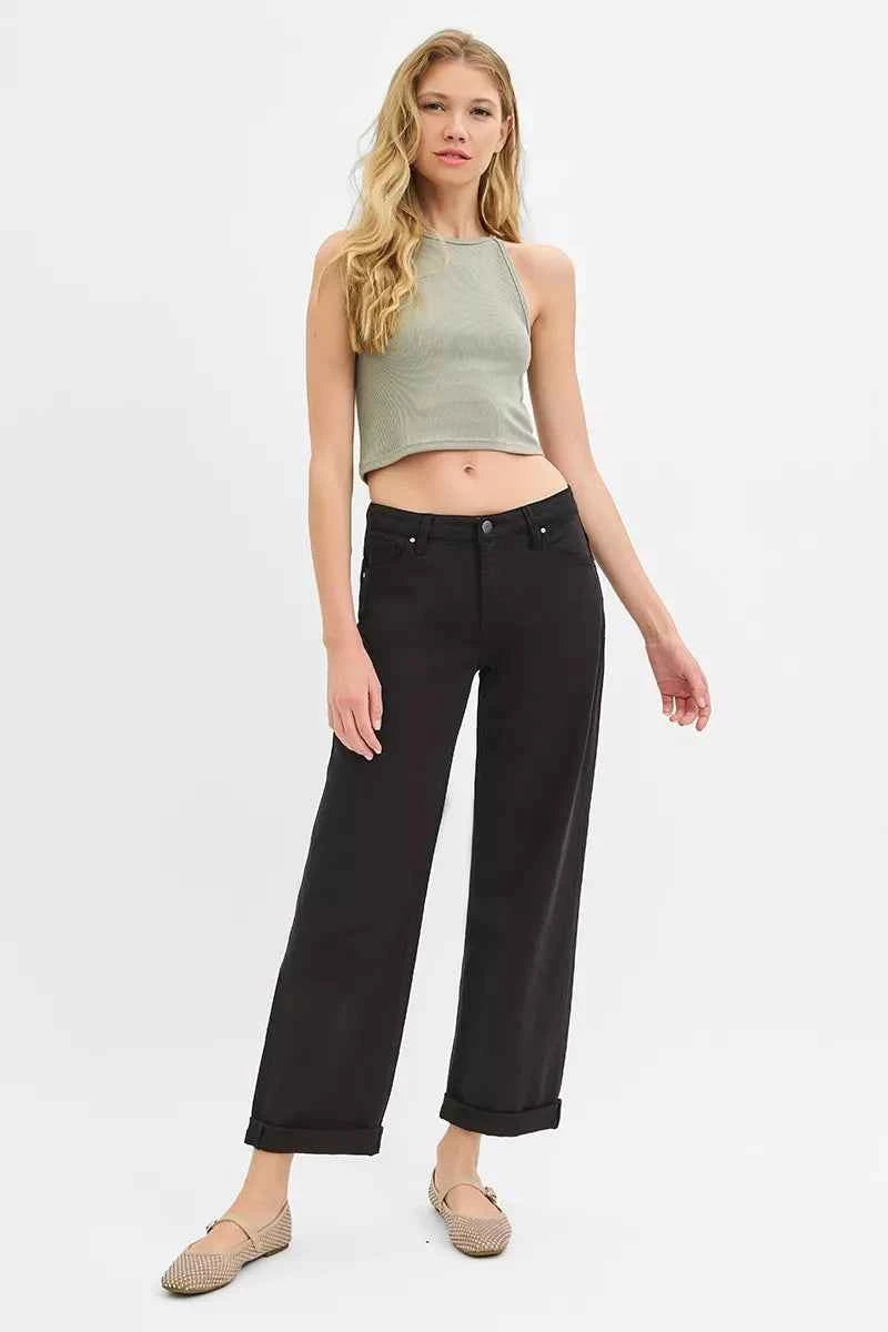 Tummy Control Mid Rise Ankle Barrel Relaxed Baggy 5d7fe15d169c4e53942bf4a435a84b23-Max-Origin