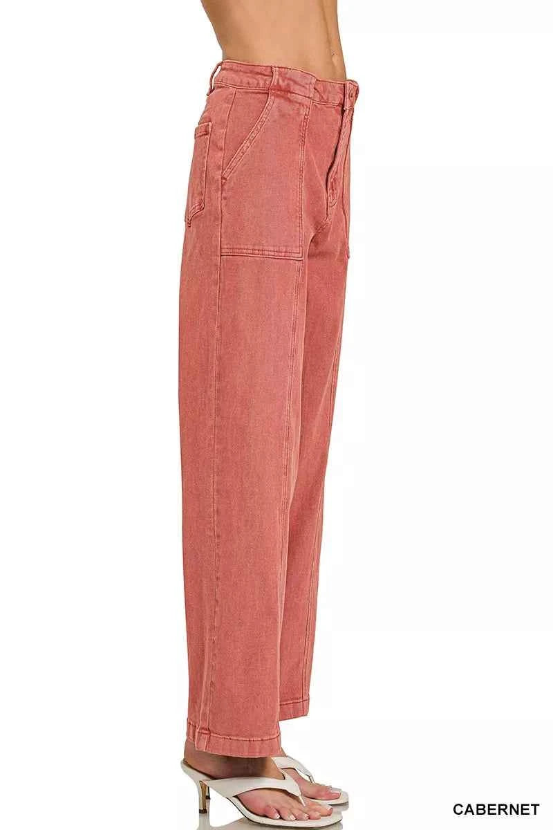 Zenana Straight Leg Utility Pocket Jeans 5d98320567ef4fda8bcb59f83ef002b0-Max-Origin