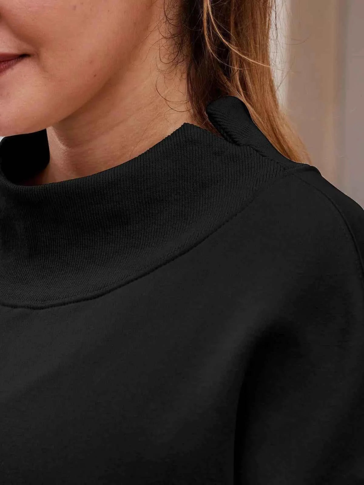 Mock Neck Dropped Shoulder Sweatshirt 5da3a796-4276-45cd-ae49-a9e3742c688f-Max-Origin