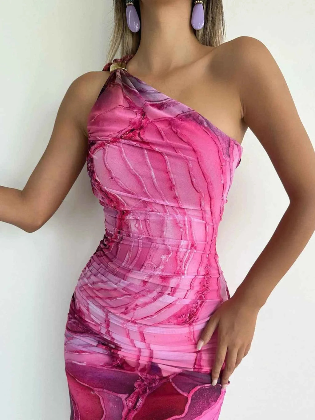 One Shoulder Printed Bodycon Maxi Dress 5df31b21beb24de98875fa6de600e1d6-Max-Origin