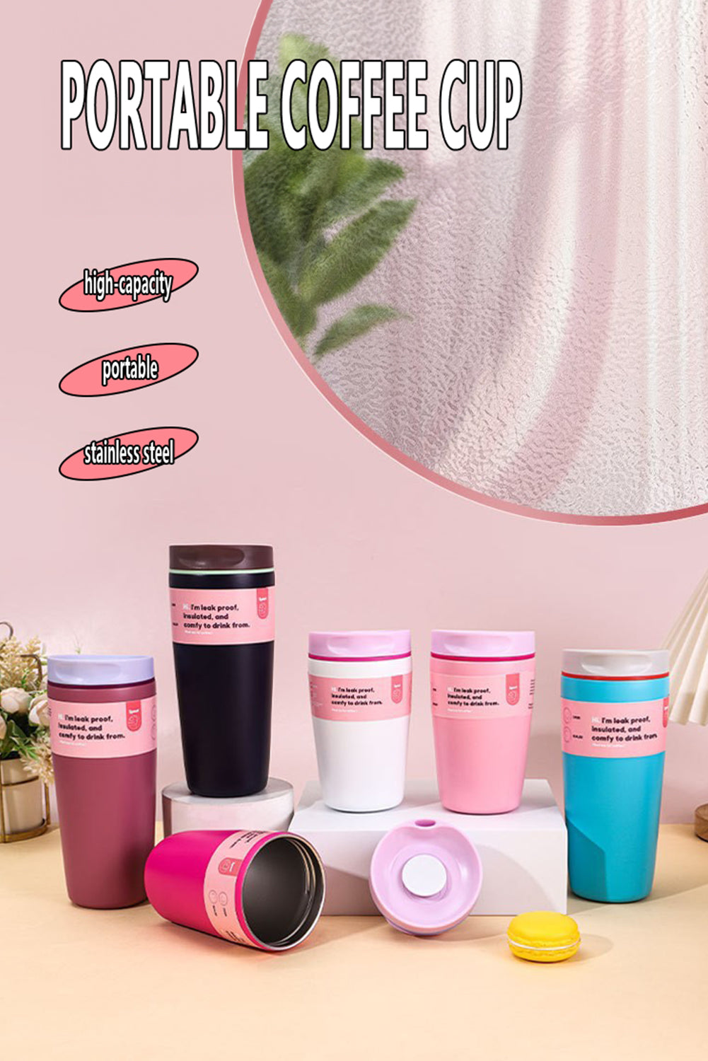 Pitaya Pink Stainless Steel Insulated Cup 5e3712a646cbcad4