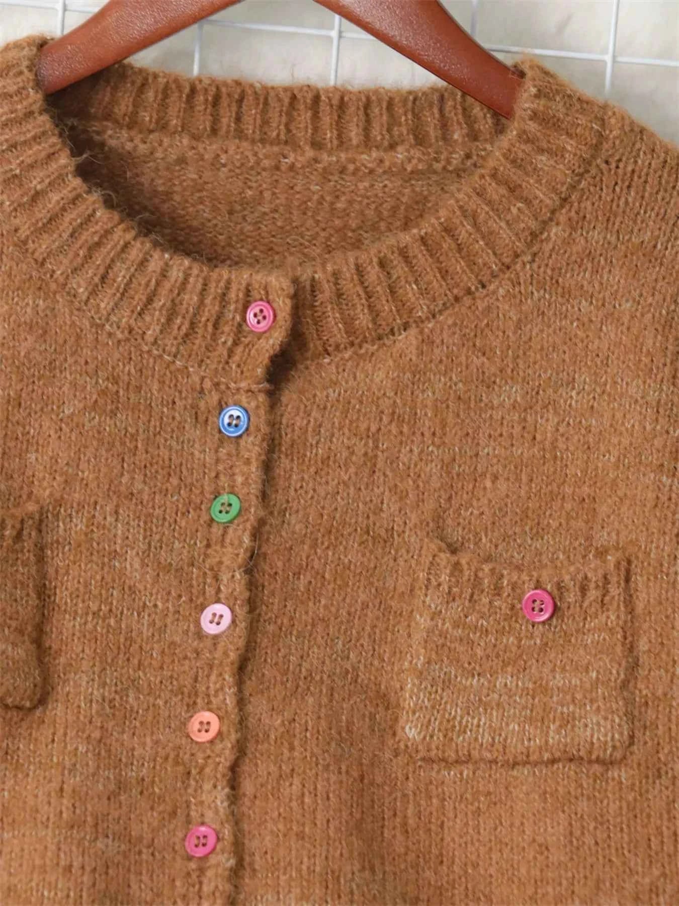 Button-Up Ribbed Hem Cardigan with Chest Pocket 5e65d7cc098f4a7b945a4060c6514eac-Max-Origin