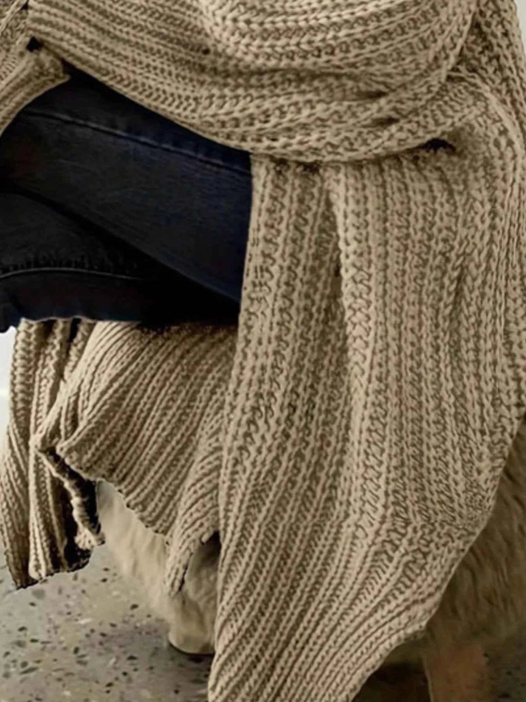 Chunky Knit Open Front Cardigan 5e7a7533-525a-43be-a738-616b8df3f69b-Max-Origin