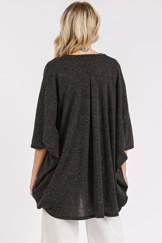 Mittoshop Open Front Batwing Sleeve Cardigan 5e7ecfb4-c7d2-4583-9641-002174a076f3-Max
