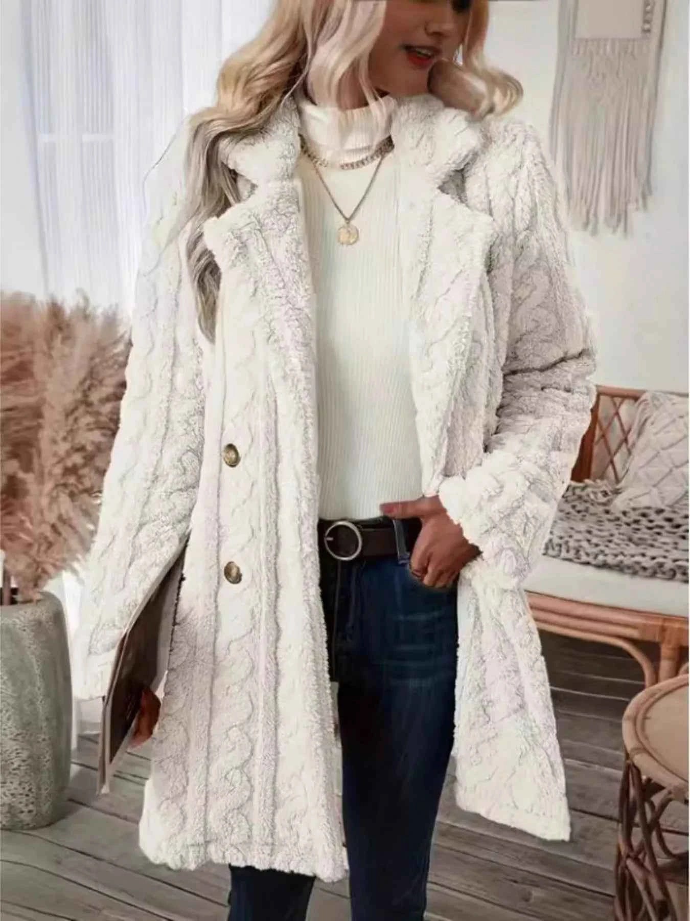 Cozy Faux Shearling Double-Breasted Outerwear 5edd78844f7942b1ad61d43ee2fe9e4b-Max-Origin