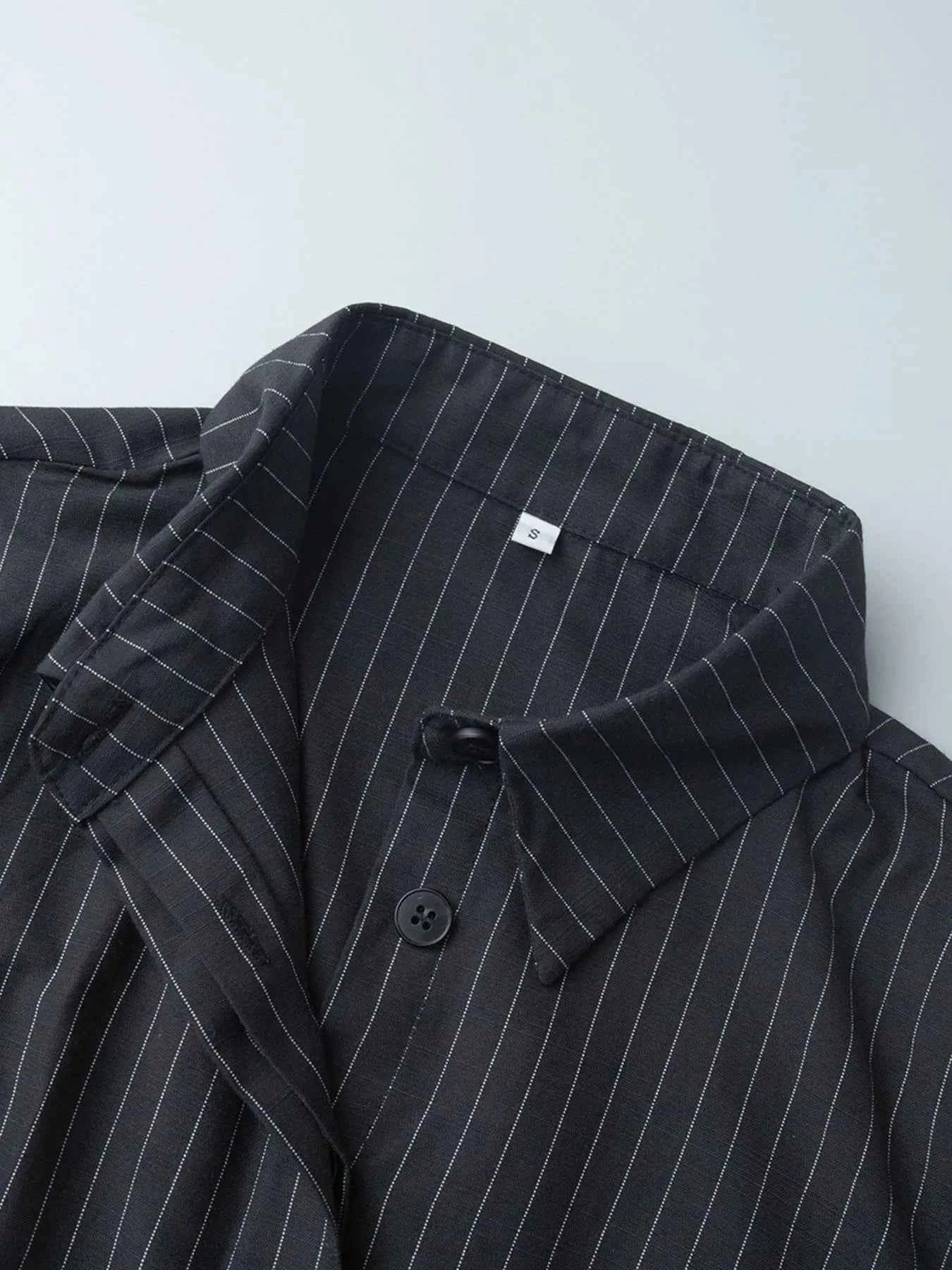 Striped Long Sleeve Shirt Dress 5eebac94-638c-45be-b2a7-e592f001333a-Max-Origin
