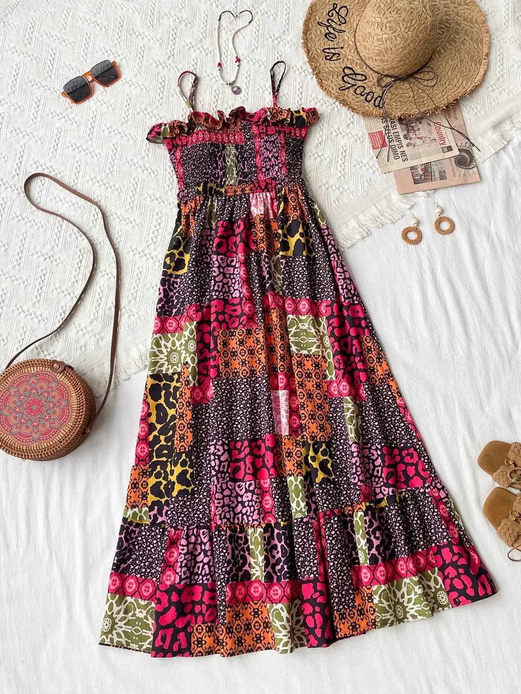 Smocked Leopard Cami Dress 5f002b0c-63d6-4ac6-b8b0-0ad41ba4ba76-Max-Origin