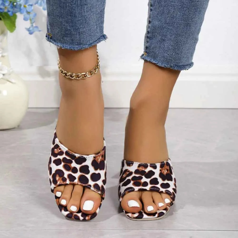 Leopard Block Heel Suede Sandals 5f107824-1731-4344-a17d-7592f03ebc31-Max