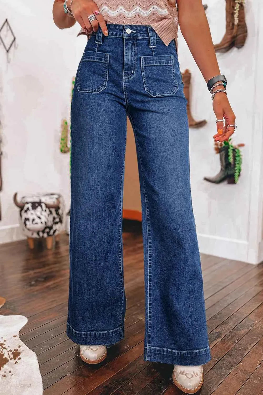 Wide Leg Pocketed High Waist Jeans Sail Blue 5f4d9160-b214-4769-9cc3-81d6e96ff660-Max-Origin