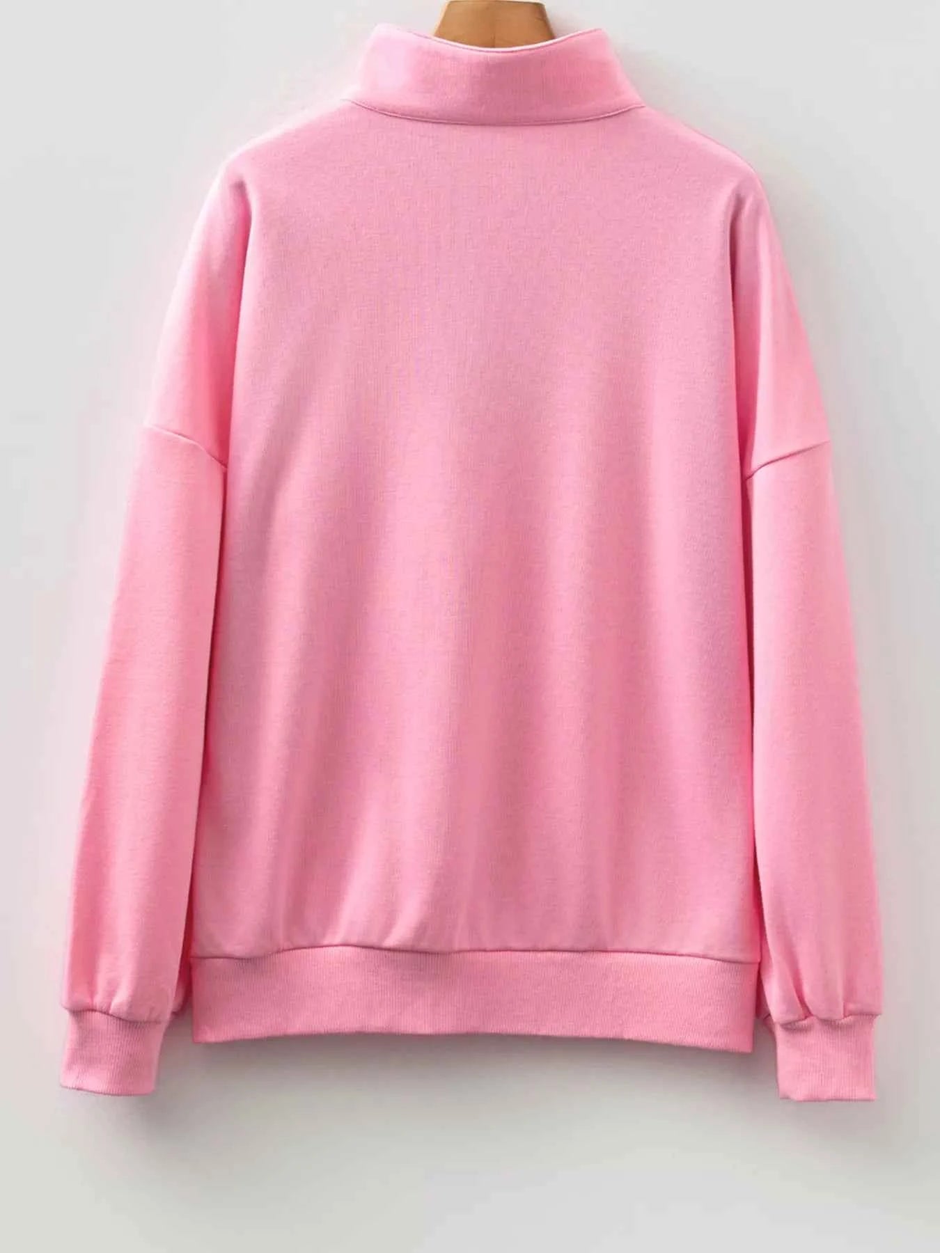 Contrast Striped Patchwork Zip Collar Sweatshirt 5f6fc2d035a845eeb4cc4ed9ef39c11d-Max-Origin