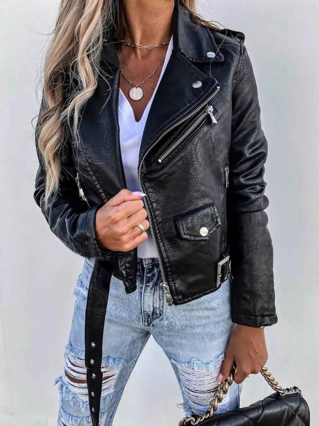 Full Size Zip Up Leather Motorcycle Biker Jacket Plus Size 5f72da95a5ef4ff0bcb30ad314e24230-Max-Origin