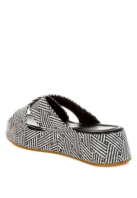 Modura Raffia Flatform Slip Ons 5fa2a74a-de3c-4ede-8a77-266b95765298