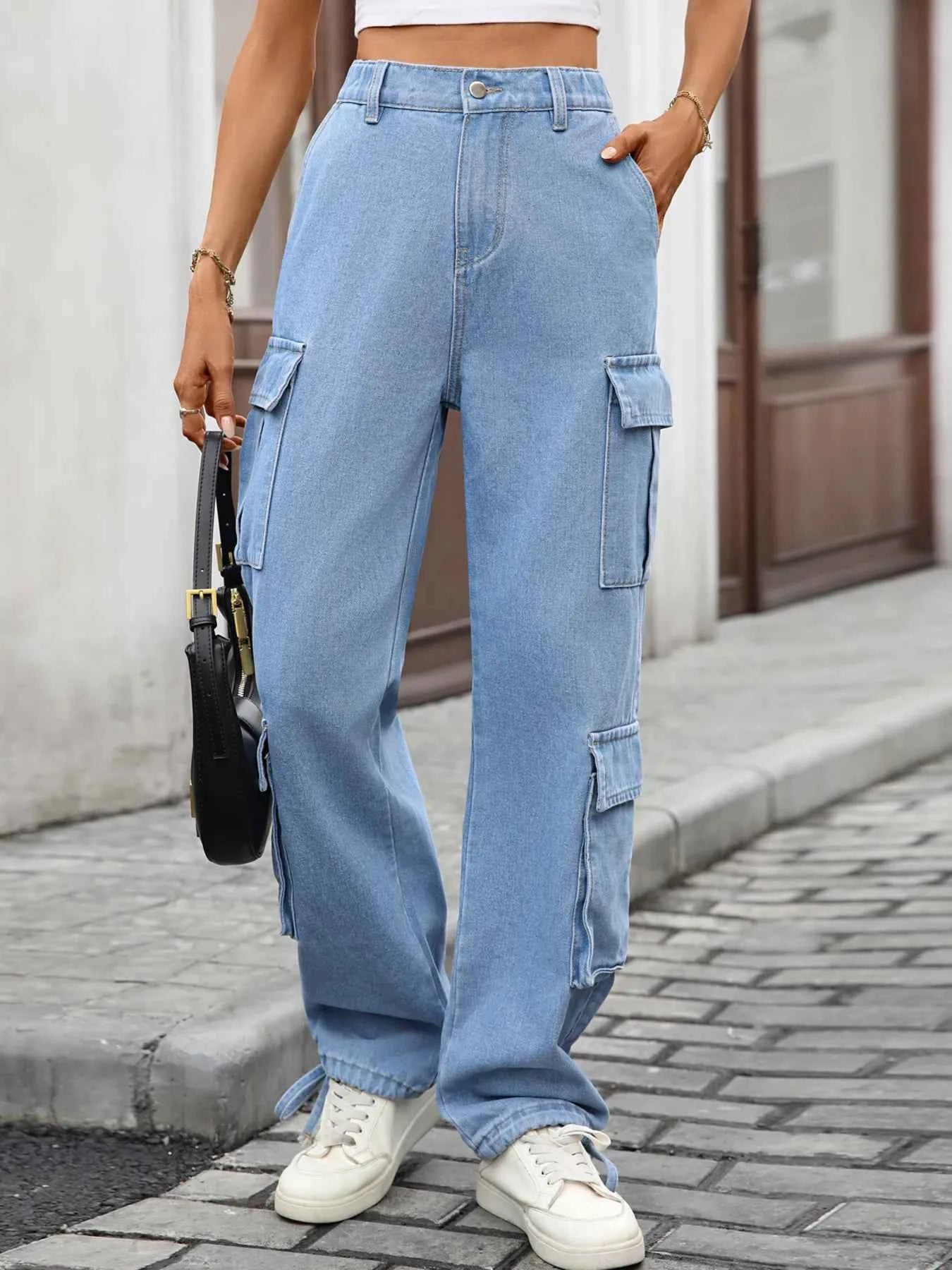 Casual Wide Leg Cargo Jeans 5fa94501cc9c48ff84abcde5a19cb329-Max-Origin