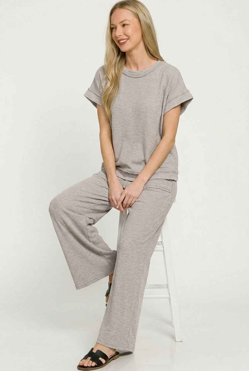 Zenana Washed Slub Short Sleeve Tee & Long Pants Set 5fe5e384-252d-4a32-83df-a05ea49a38ca-Max