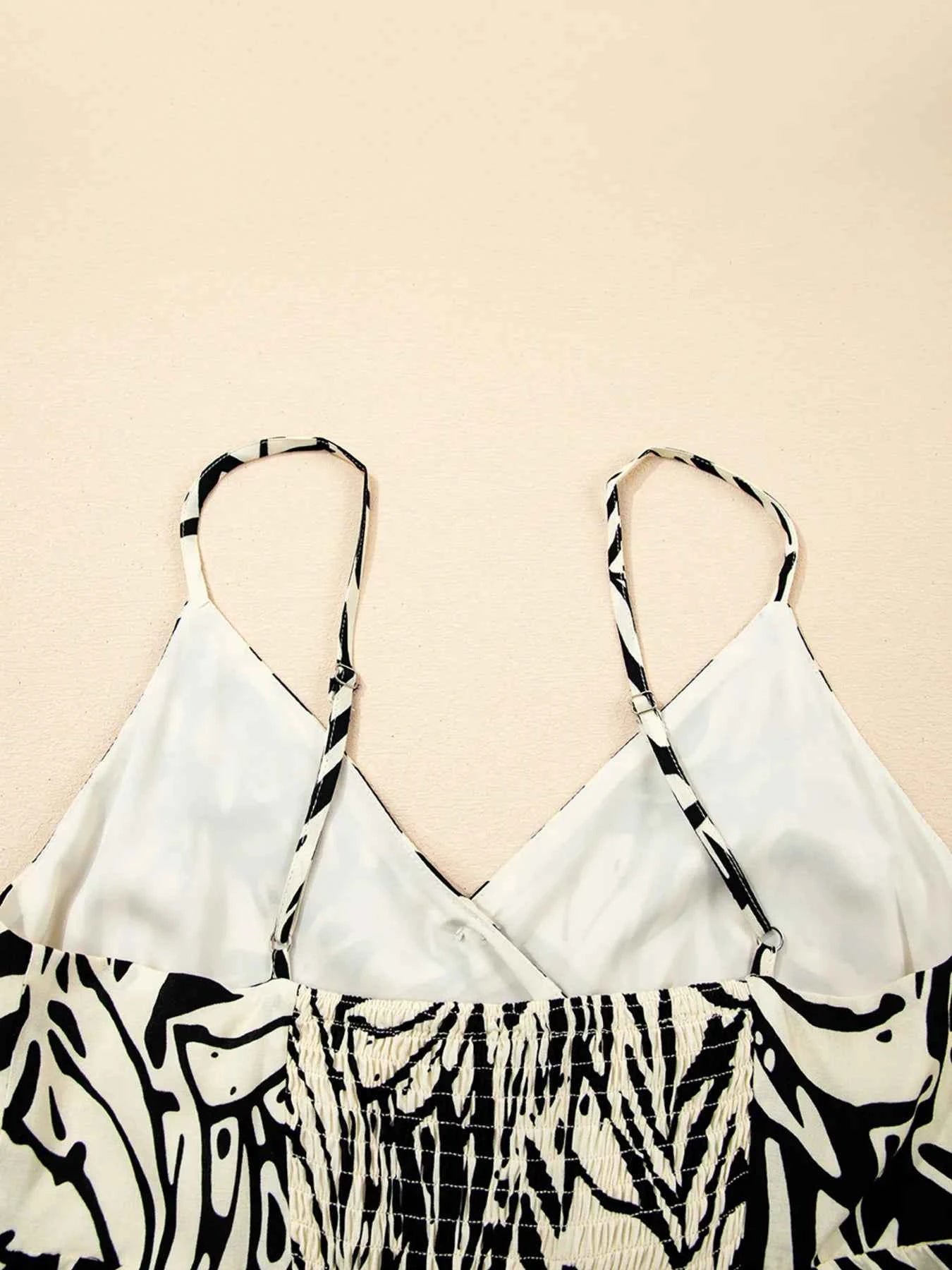 Palm Print Wrapped Spaghetti Straps Tiered Dress 5ff41037fe444d1fa19ae4661ce36800-Max-Origin