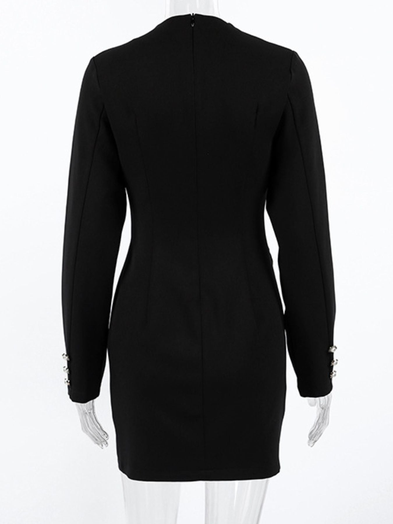 Ruched Surplice Long Sleeve Dress 5ff4476c-b7ee-4ecb-b33c-f278a5a1e5aa-Max