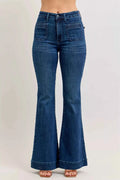 Judy Blue High-Waisted Flare Jeans with Front Pockets DK 5ff8b1ba-6a06-4a75-b609-1a92cebc9677-Max-Origin