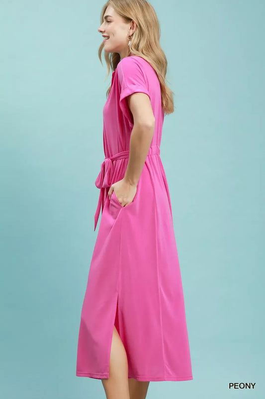 Collared Belted Midi Dress 60096130-6135-4ed6-98a6-4dc4a6e0c492-Max-Origin