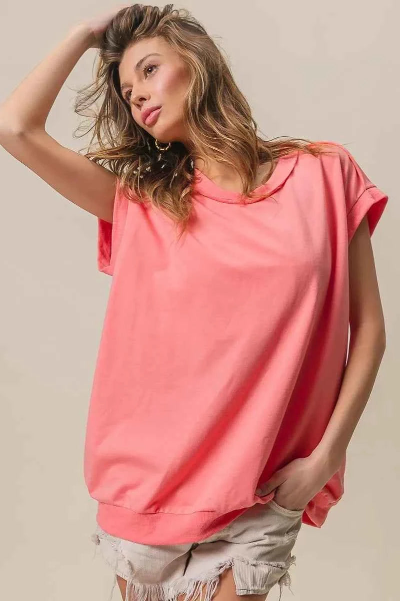 BiBi French Terry Drop Shoulder Basic Top 601aa9936ff84efc9e7c366642996506-Max-Origin