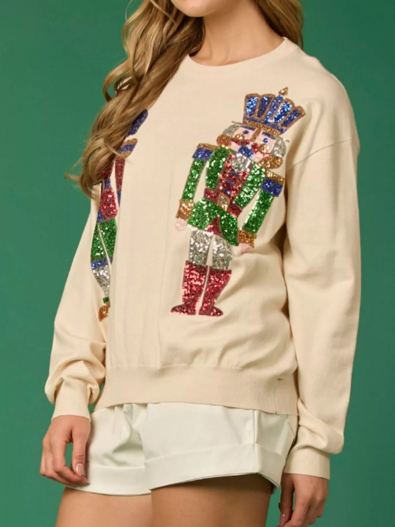Sequined Nutcracker Long Sleeve Sweatshirt 601d1898-bd03-4d8d-b2f7-3f553f5e5ec0-Max-Origin