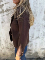 Full Size Double-Breasted Lapel Collar Blazer Plus Size 604b31337fa8437fad1cc62bbcf90fd8-Max-Origin