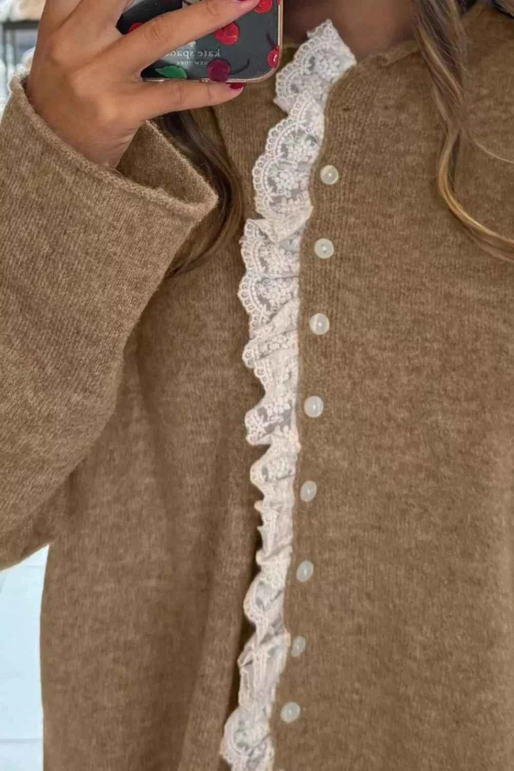 Lace Trim Button-Down Cardigan 60613529-e5f0-4b3c-9dbb-4d59a4883c29-Max-Origin
