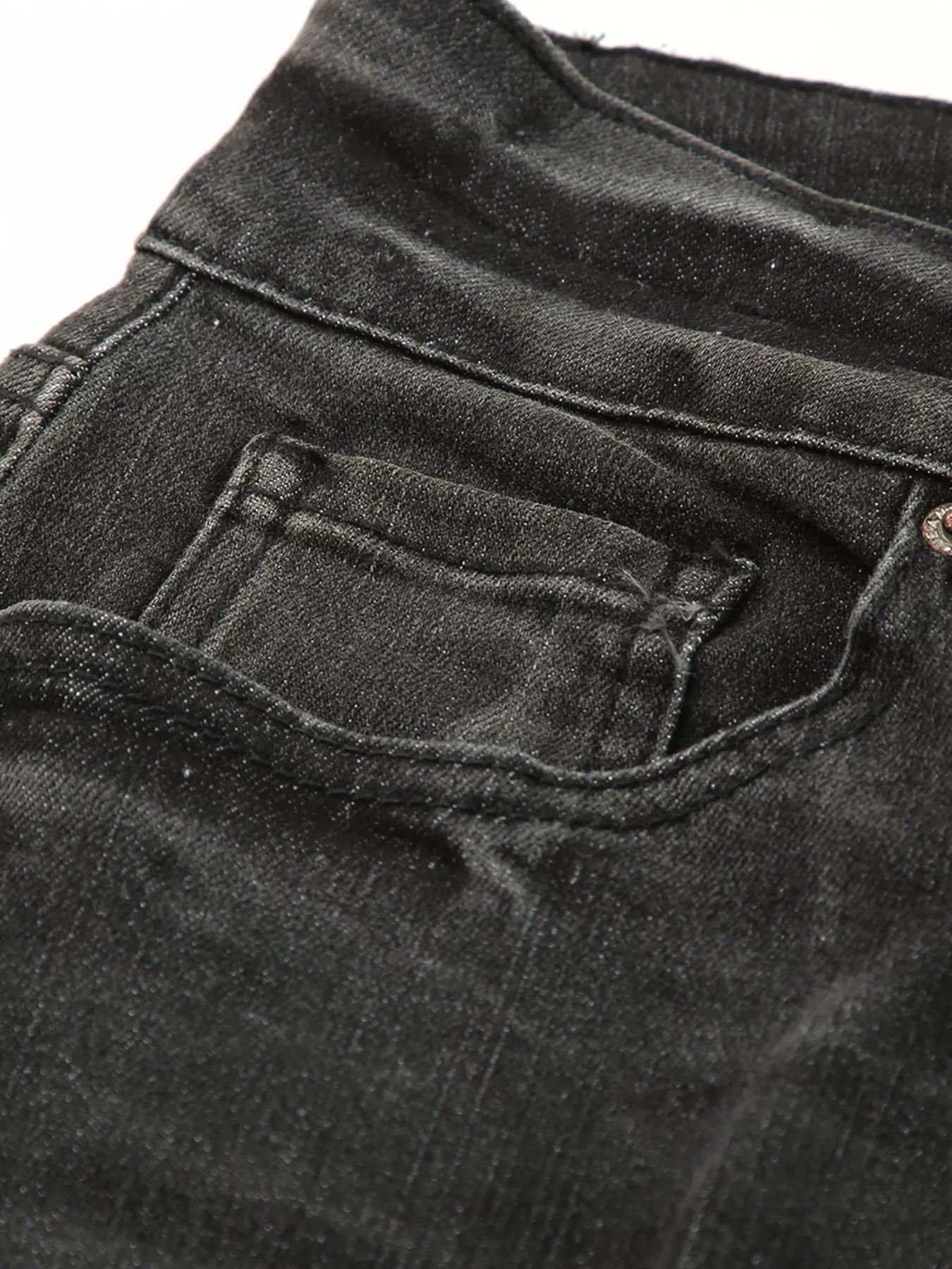 High Waist Distressed Straight Leg Jeans 6066ed6c2cb942078500aa8f7fa9b983-Max-Origin