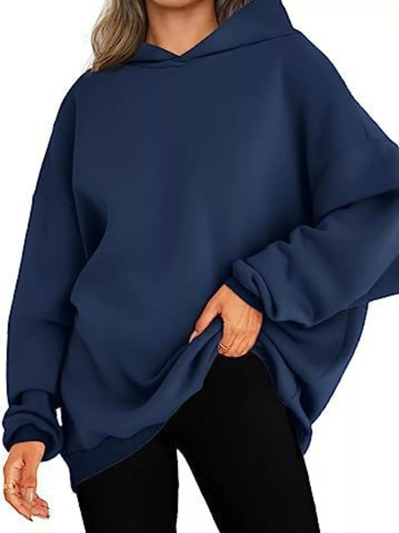 Drop Shoulder Long Sleeve Hoodie Navy Blue 608a0b9d67a84d07acdba1b1a5253fa0-Max-Origin