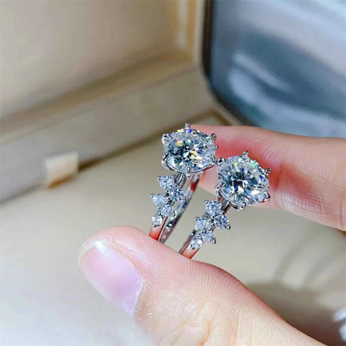 3 Carat Moissanite 925 Sterling Silver Ring 60a58496-d3b1-4387-a211-3cde7196d25b-Max-Origin