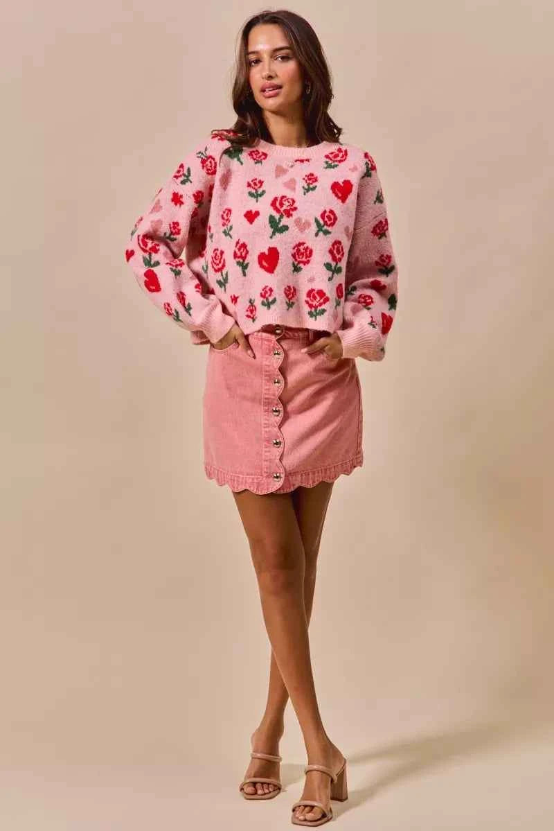 SO ME Vintage Wash Scallop Edge Denim Mini Skirt 60bac09d1cd34573828ffe28d3df0d61-Max-Origin