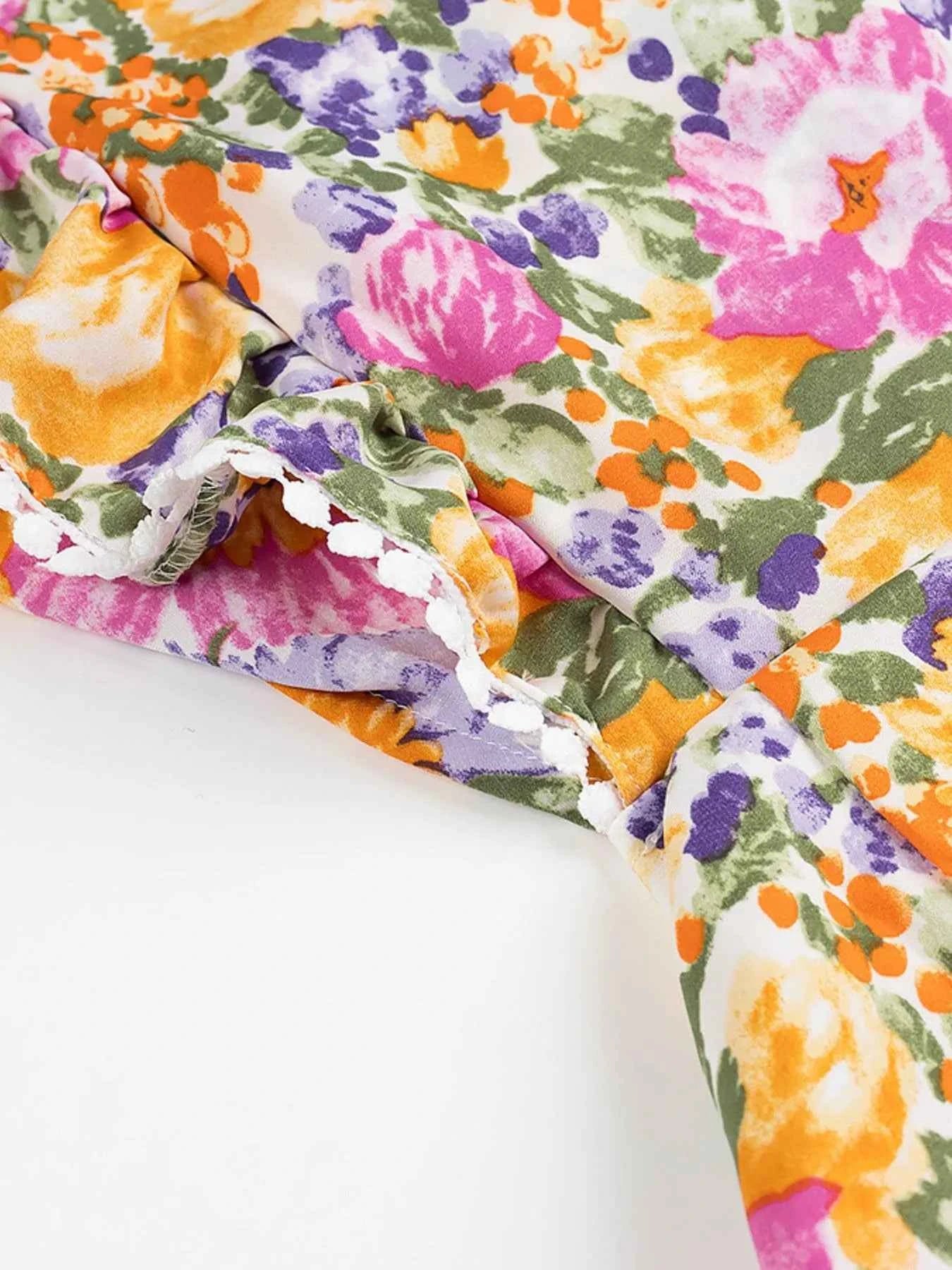 Floral Print Ruffled Hem Dress 60da2b5b-3f5d-4b87-a6a7-84d68f5d99ad-Max-Origin