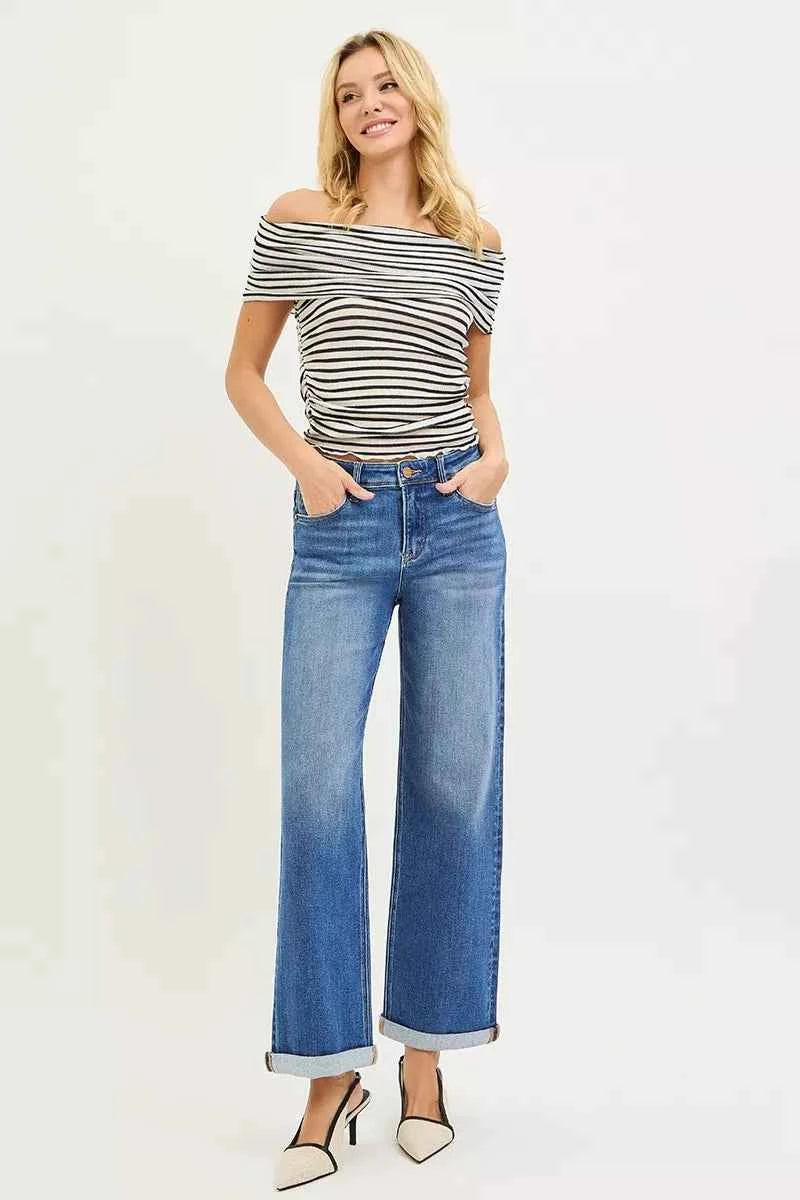 RISEN Full Size High Rise Relaxed Fit Ankle Straight Cuff Jeans Plus Size 60e01ebed9694a37a5cae6e2782c332c-Max-Origin
