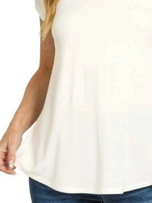 Flowy Round Hem Rayon Short Sleeve T-Shirt 60ee9cc6-4a1c-40fa-b0c6-47ac7d5ae75e-Max-Origin