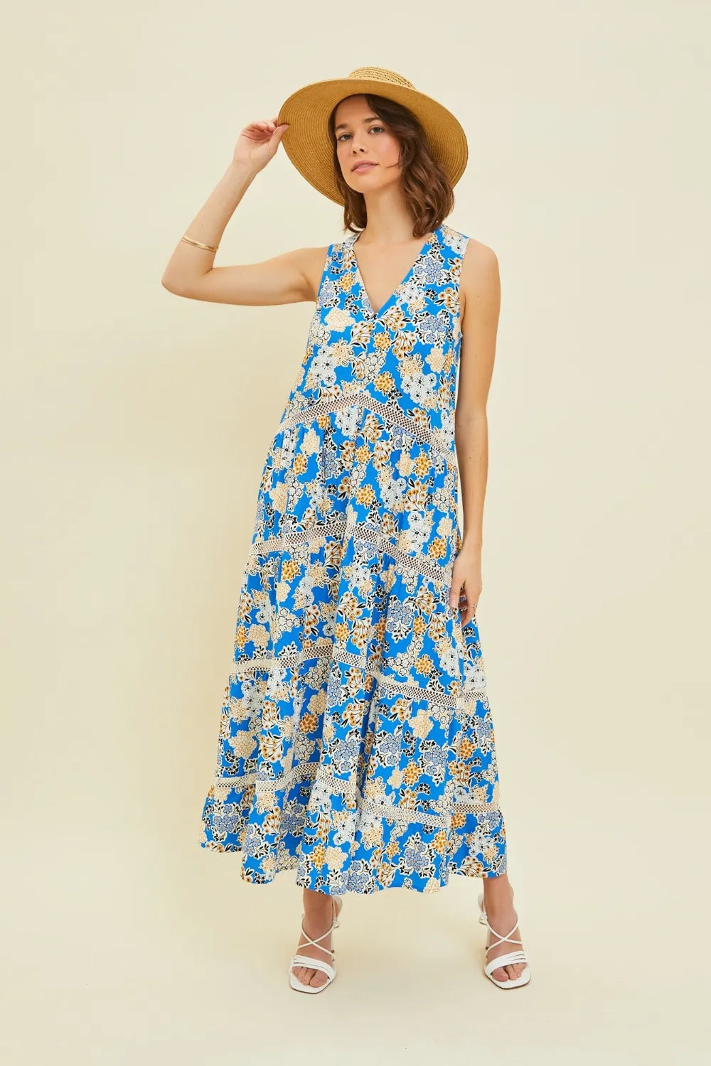 HEYSON Full Size Printed Crochet Trim Maxi Dress 6108d63f-2d58-4d97-b78d-40341e621fc2-Max