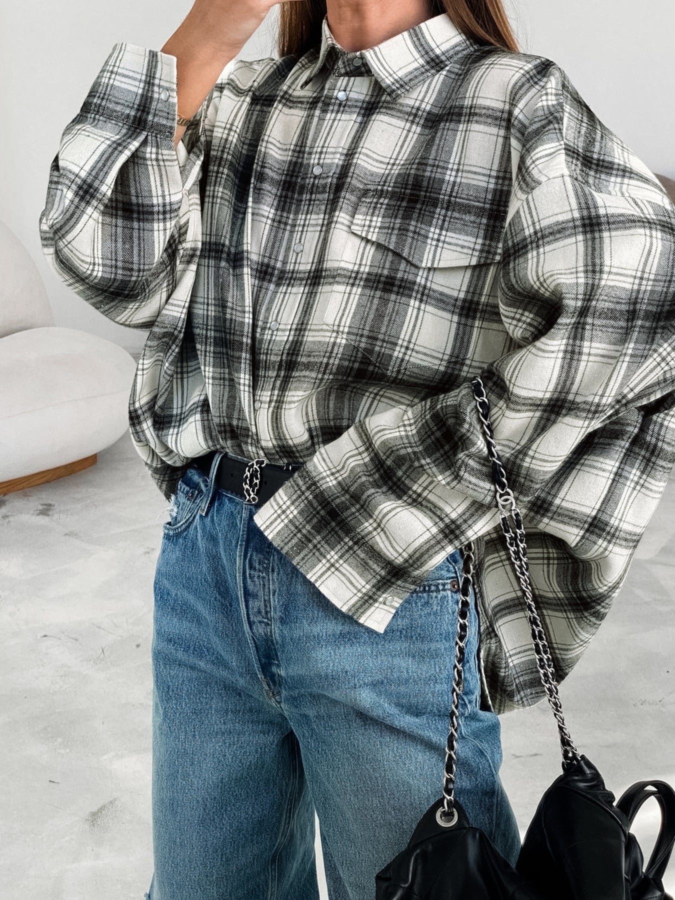 Button Up Long Sleeve Shirt 611ec9f5a43d451db20d6bd25f9a35bb-Max