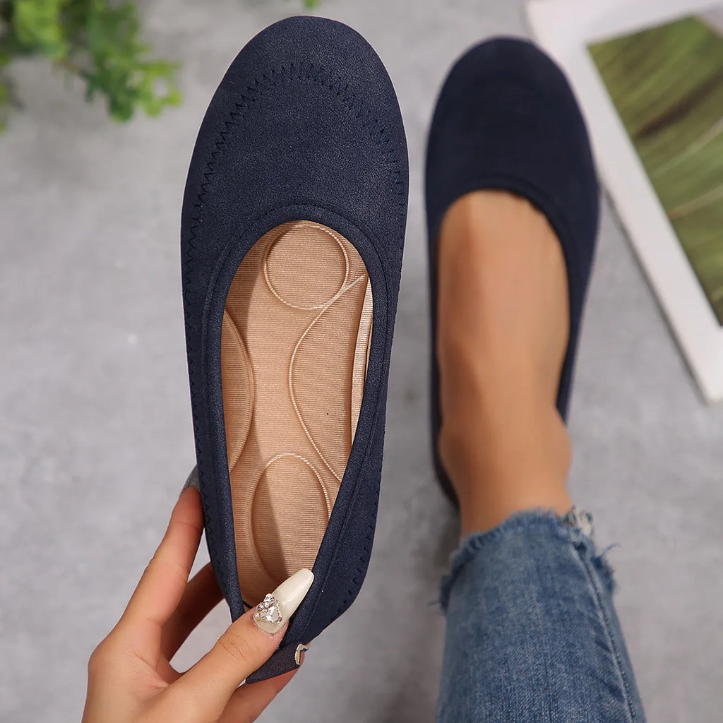Round Toe Flat Slip-Ons 612f37b765fe4551a096ea0d9f75fb51-Max-Origin