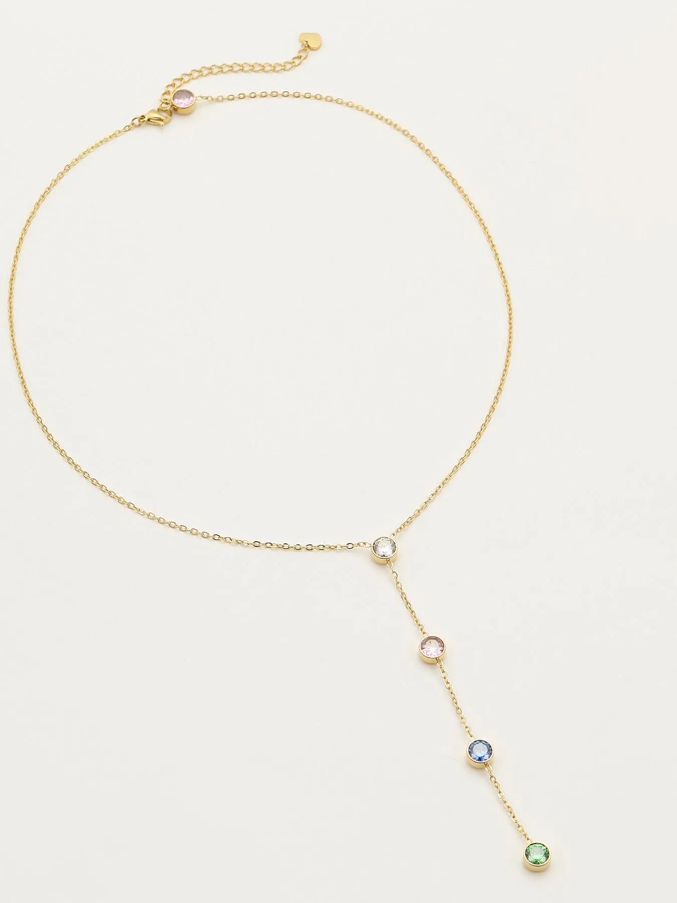 18K Gold-Plated Stainless Steel Zircon Y-Drop Necklace 615102ba-e1de-4fd9-befb-b2fc346ebe56-Max-Origin