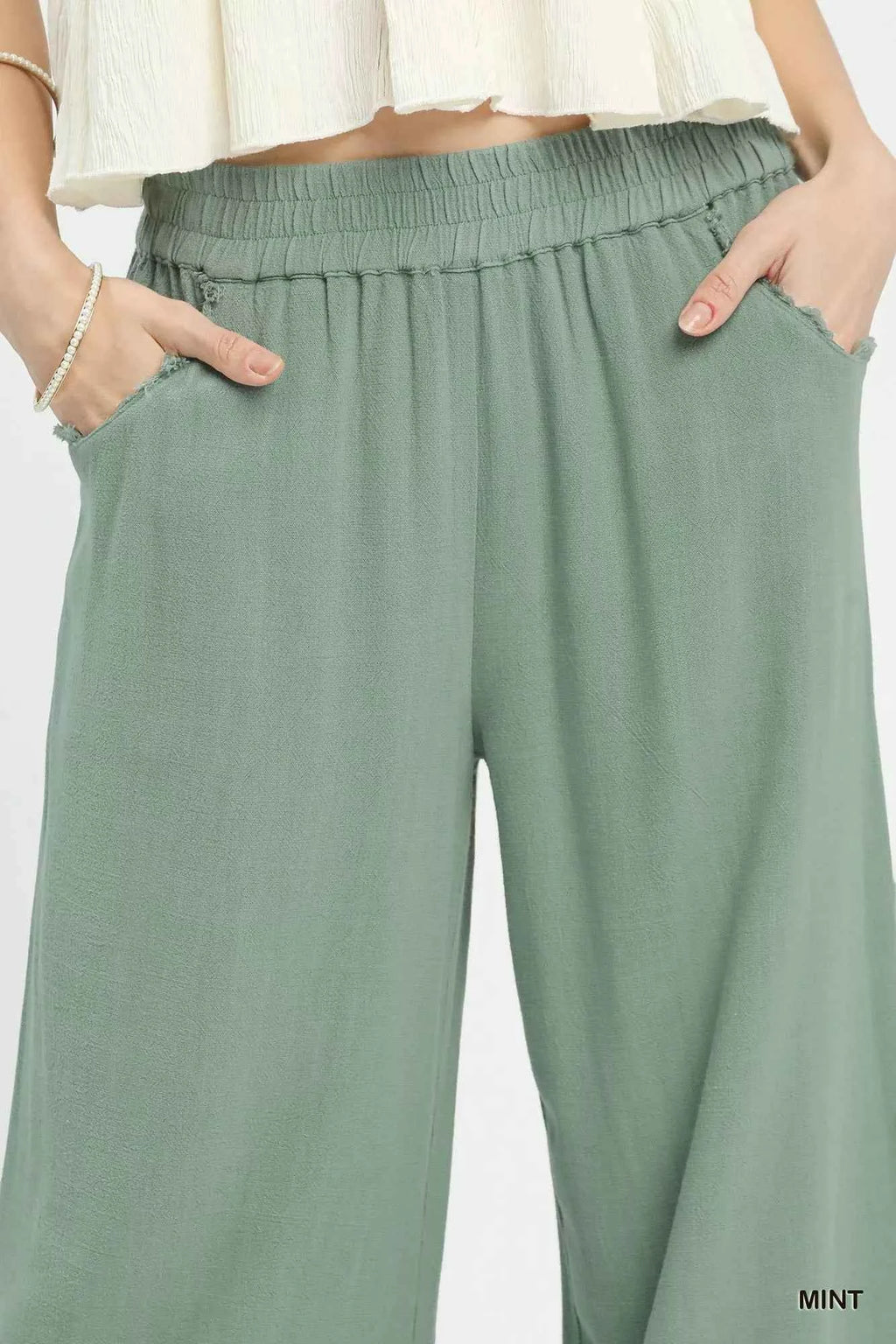 Umgee Linen Wide Leg Cropped Pants with Lace Trim 61541fe8-11d0-40e7-a2db-3f567813fdd8-Max-Origin