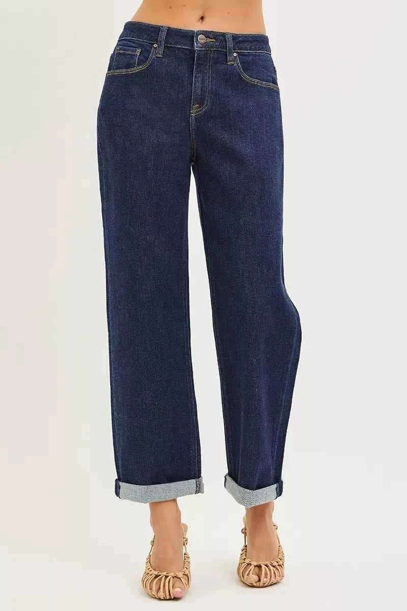 RISEN Slouchy Cropped Boyfriend Jeans With Cuffed Hem 615966b9cd1348dca4cd6d07a303d215-Max-Origin