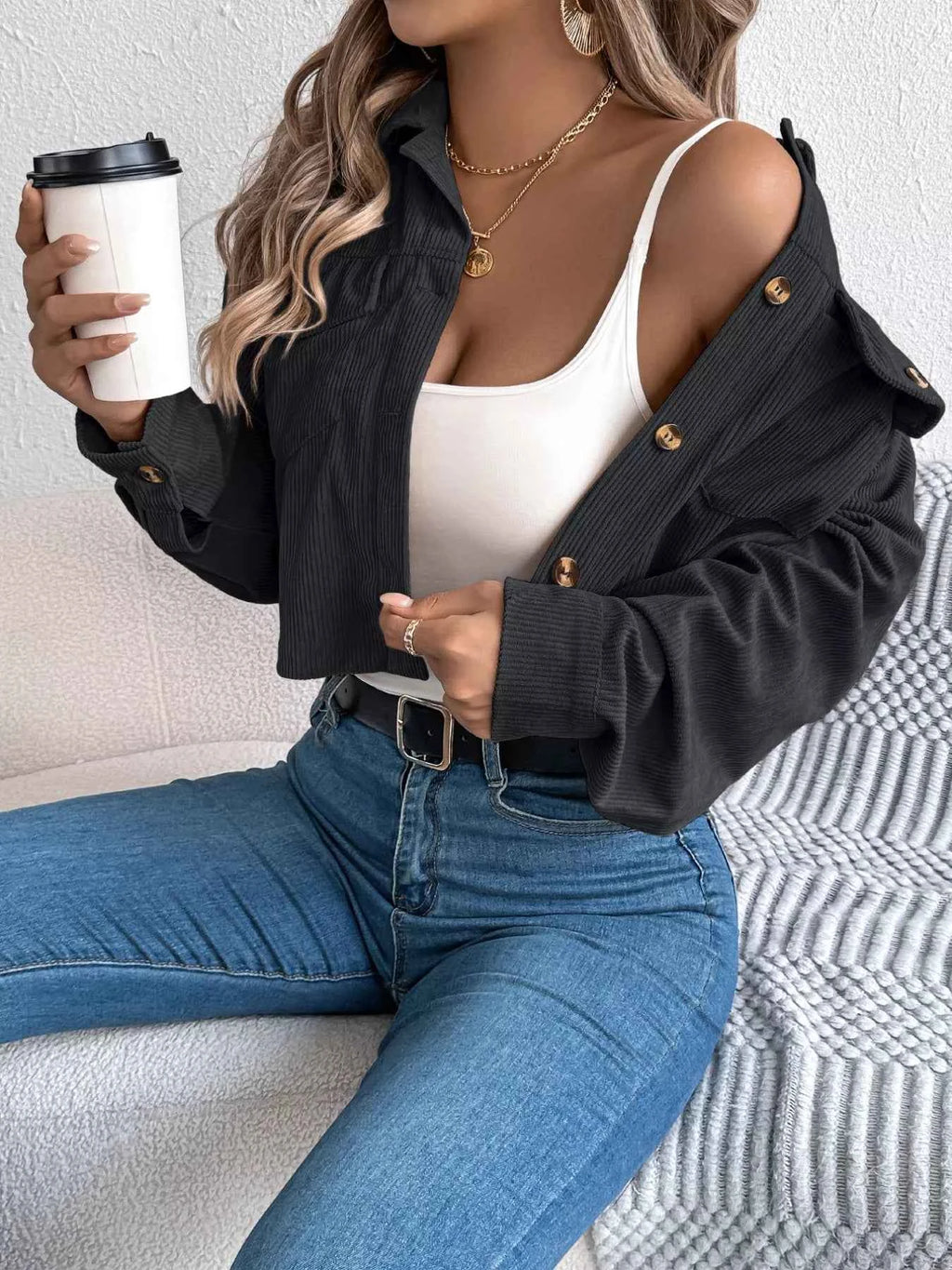 Corduroy Button-Up Dropped Shoulder Jacket 61627515-d2a8-4df5-abd2-8531b5bea93d-Max-Origin
