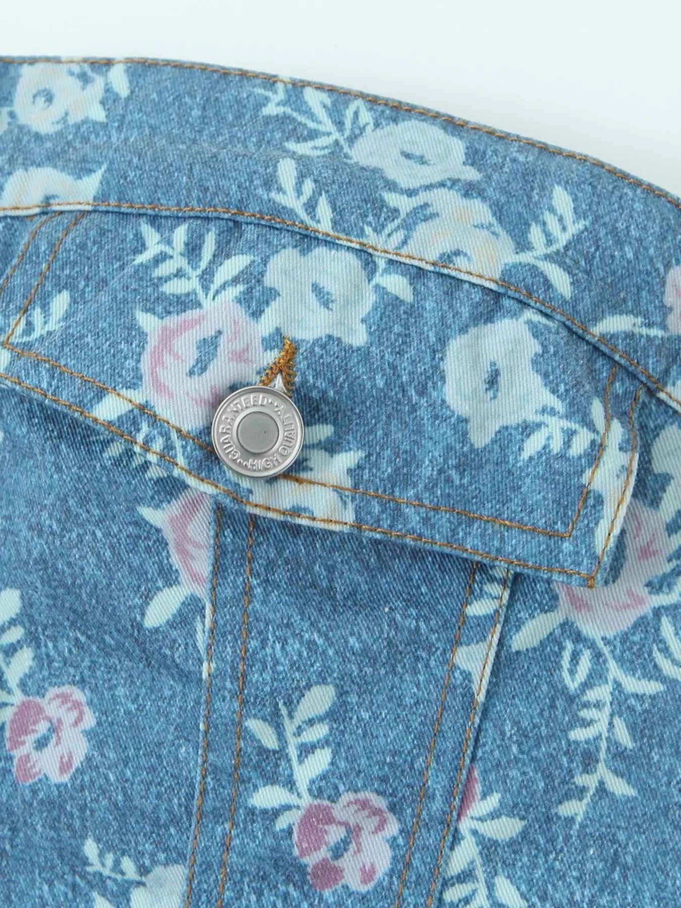 Floral Print Strapless Top and Skort Denim Set 6176e44ea4c3432bbd1c8a592c7f0bca-Max-Origin