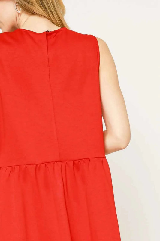 Round Neck Sleeveless Tank Dress with Pockets 6197904a-31cc-4514-8bb0-db07af772b9a-Max-Origin