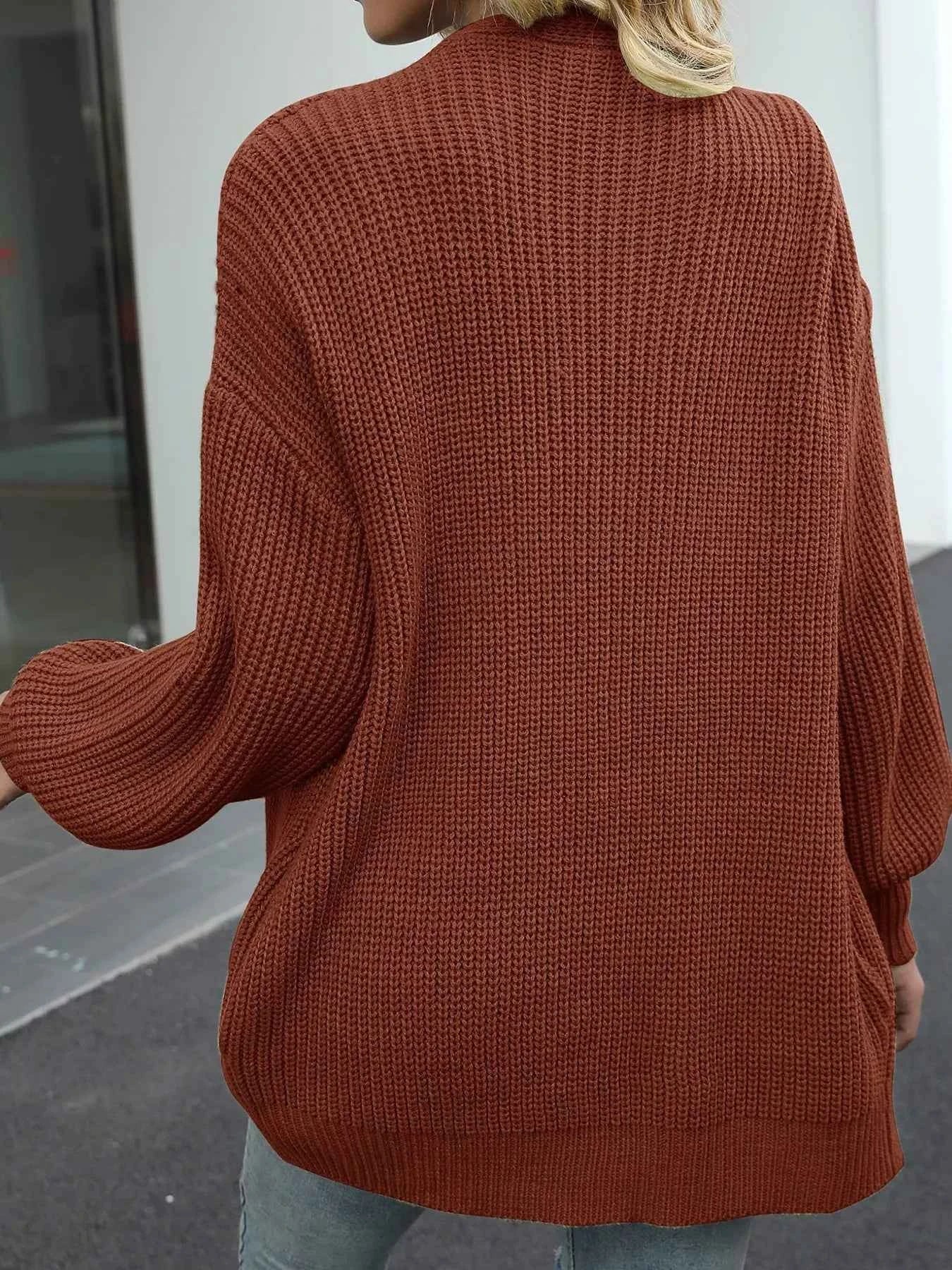 Oversized Chunky Knit Open Front Cardigan 619b5d1e8c0c4885b3694069f4b80ab4-Max-Origin