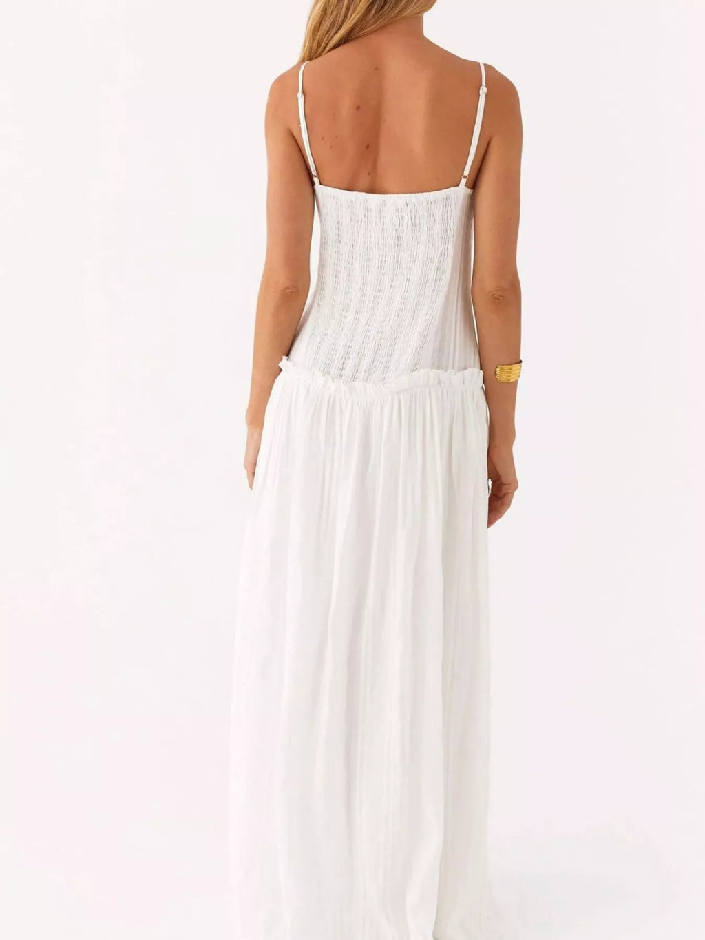 Frill Spaghetti Strap Maxi Dress 61aab1d7-76f9-4605-be6a-7805af6e4901-Max-Origin