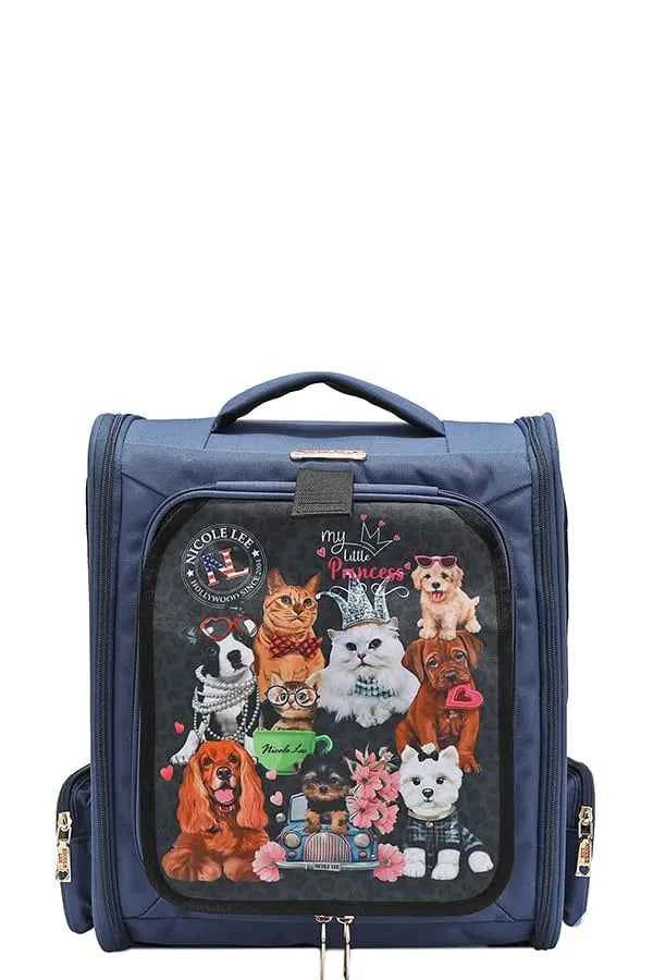 Nicole Lee USA Expandable Pet Carrier Backpack NAVY One Size 61ae9fa07d8b46caaa848bcb7573c3c4-Max-Origin