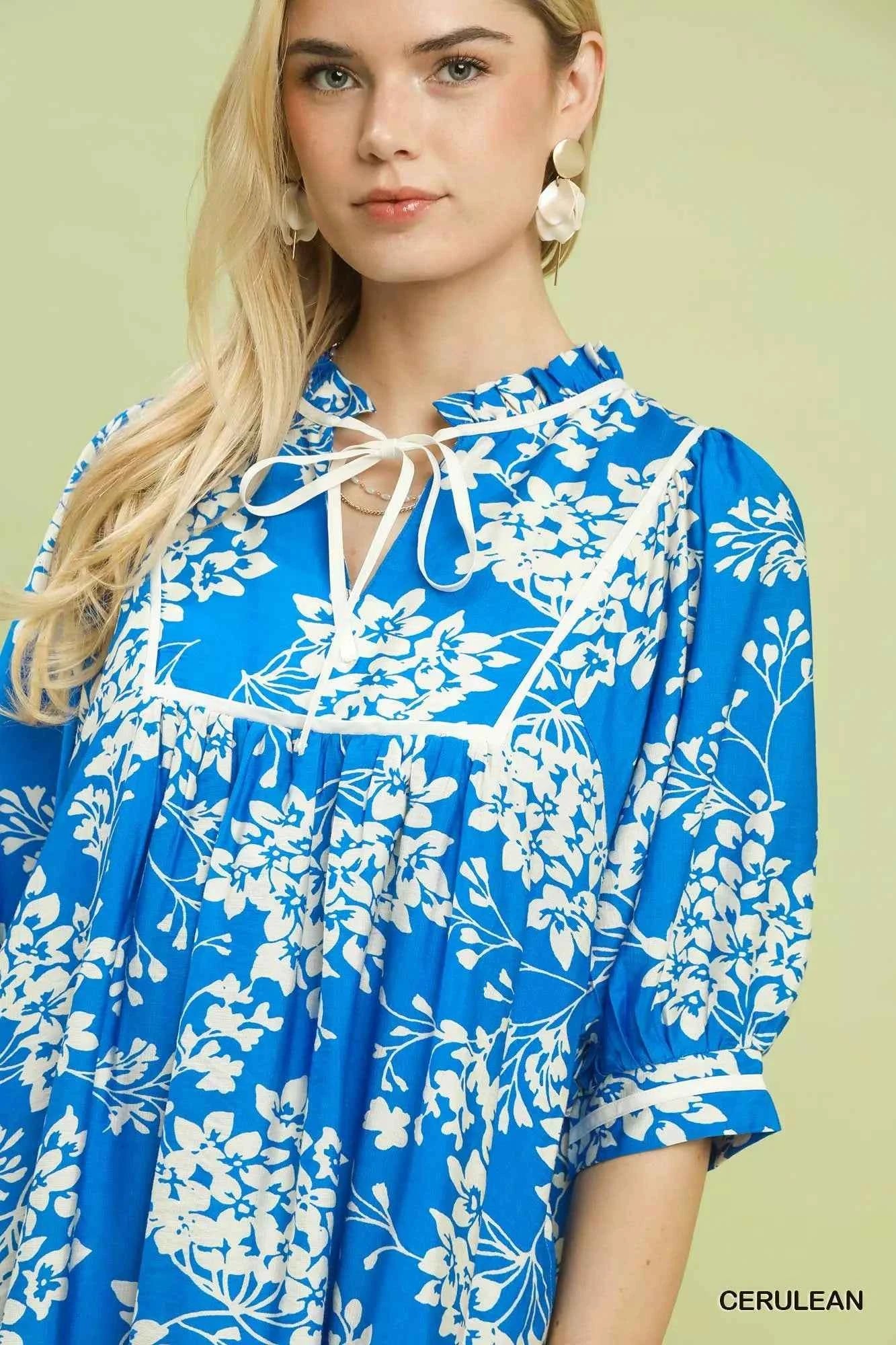 Umgee Floral Babydoll Dress with Pockets 61d81d36-dee8-4b37-a2b9-ec71e9b9df6b-Max-Origin