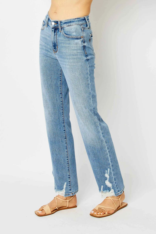 Full Size High Waist Straight Jeans with Heavy Destroy Plus Size 623ba9ab578c493aa96d5ca7da5a7b9a-Max-Origin