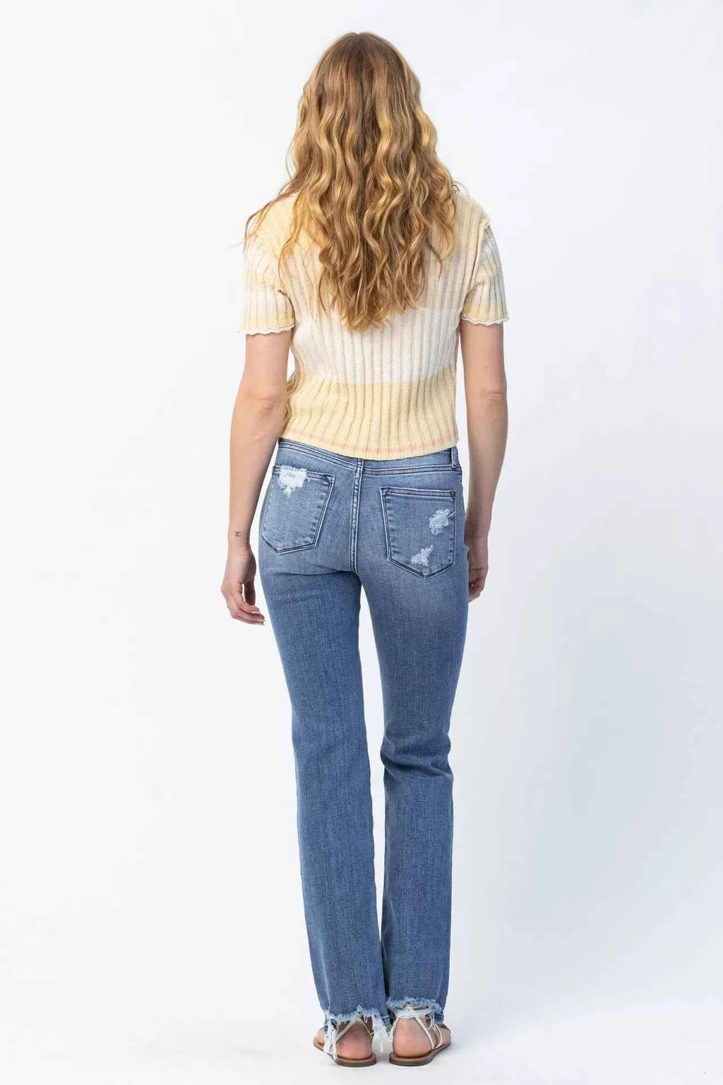 Judy Blue Full Size Mid Rise Destroy Straight Jeans Plus Size 623d2dc0-9128-495a-8ff0-09434ed4a266-Max-Origin