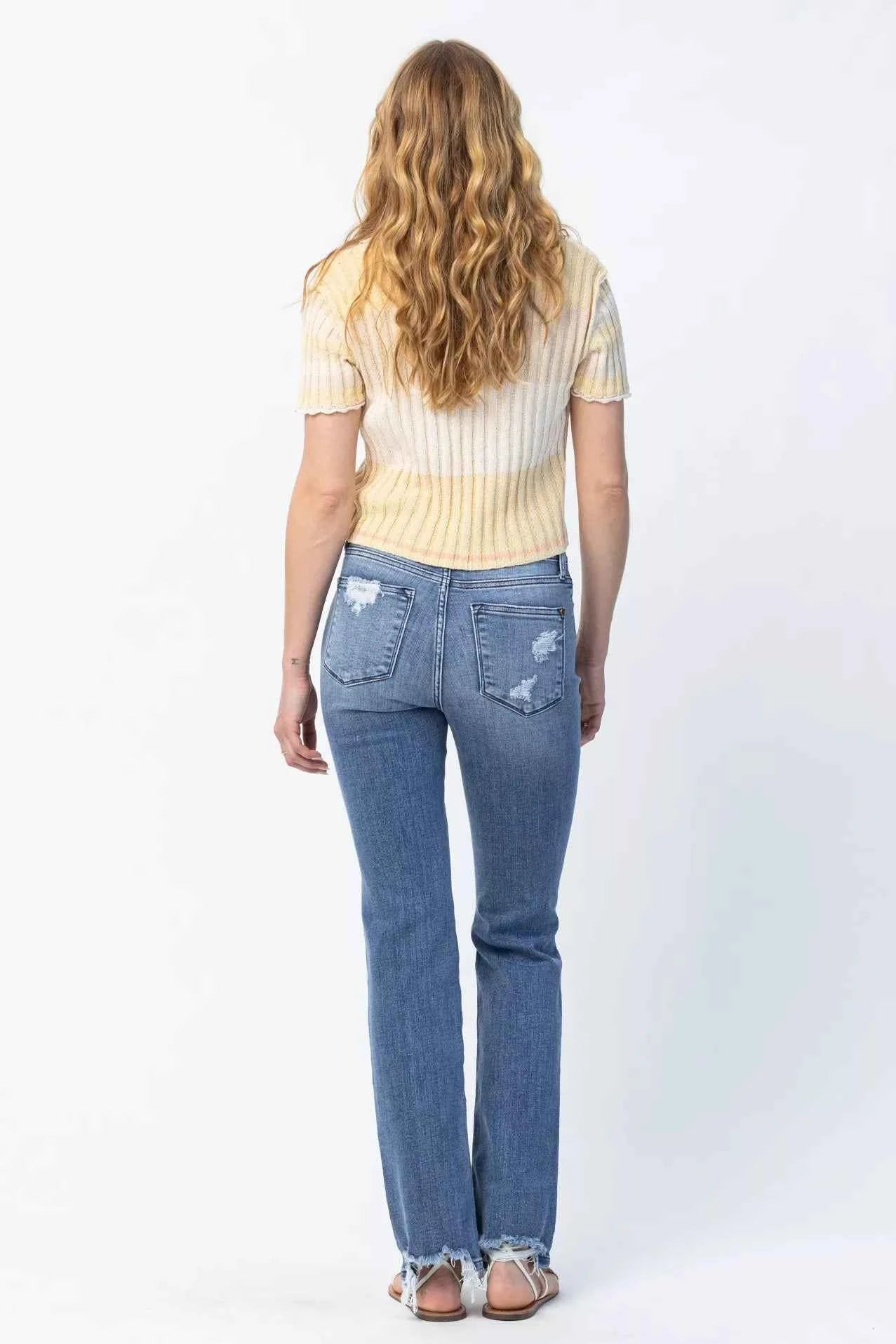 Judy Blue Full Size Mid Rise Destroy Straight Jeans Plus Size 623d2dc0-9128-495a-8ff0-09434ed4a266-Max-Origin